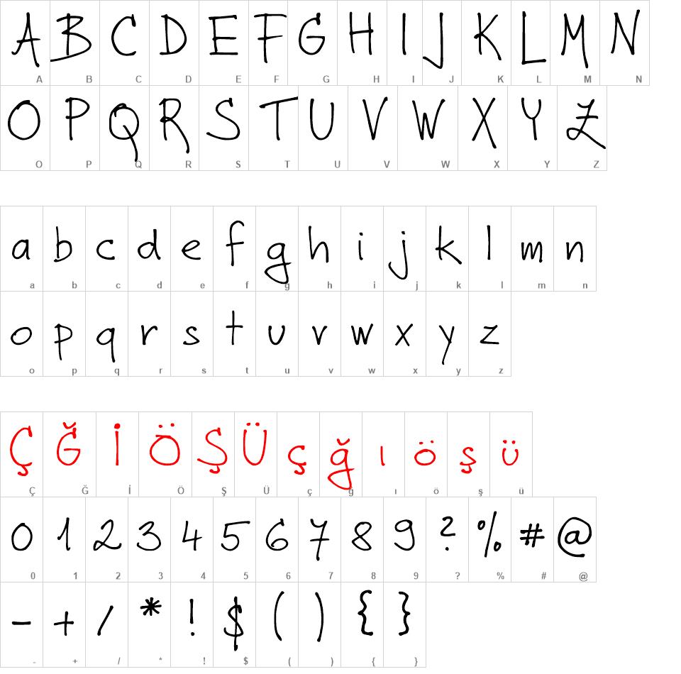 DJB Zora Prints font